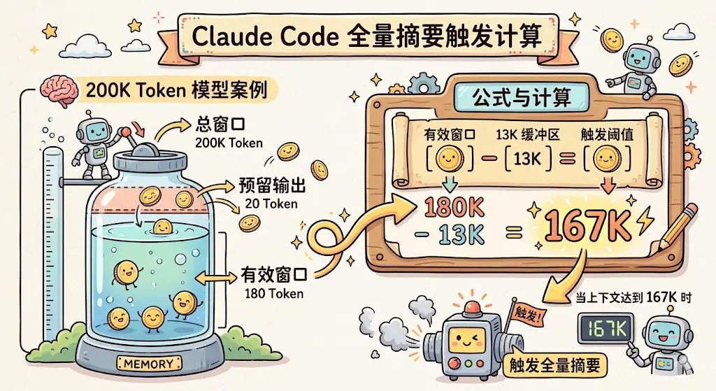 Auto-Compact 触发阈值